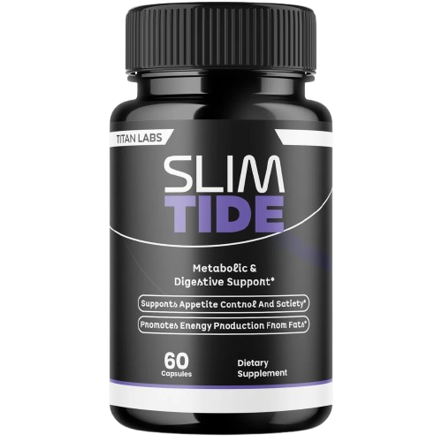 SlimTide natural weight-management supplement bottle